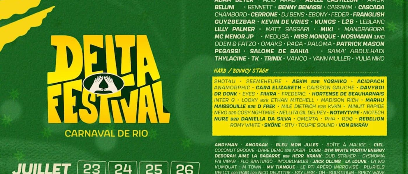 Delta Festival 2026 - Pass 4J Jeu+Ven+Sam+Dim
