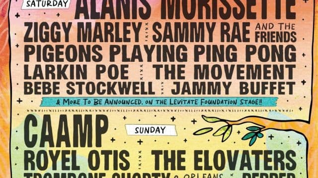 Levitate Music & Arts Festival - Sunday - With Caamp, Royel Otis, the Elovaters and More