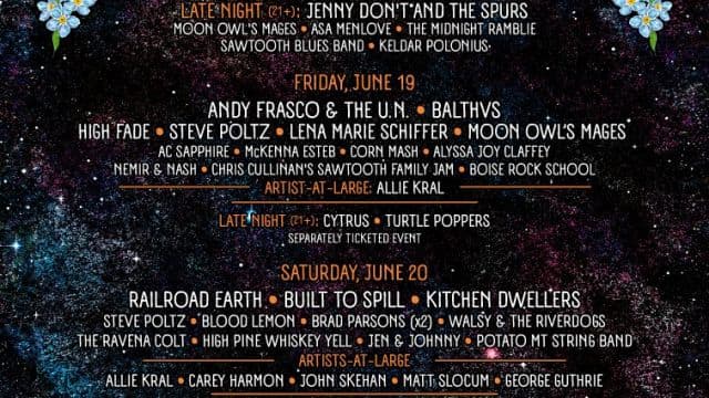 Sawtooth Valley Gathering With Railroad Earth, Built To Spill, Andy Frasco & the U.n. and More