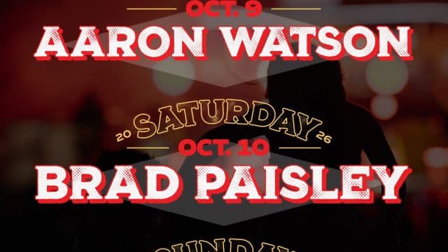 Stars of Texas Music Festival - Friday - With Aaron Watson