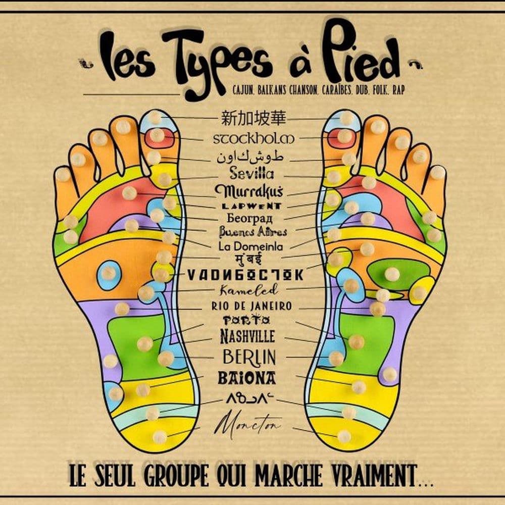 LES TYPES A PIED