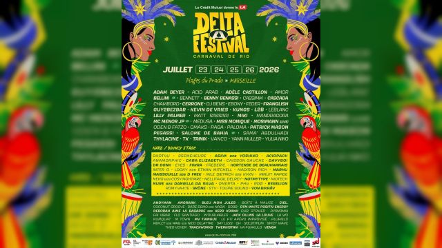Delta Festival 2026 - Cerrone + Franglish + Kungs + Feder + ...