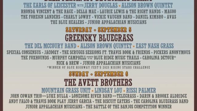 Earl Scruggs Music Festival 2026