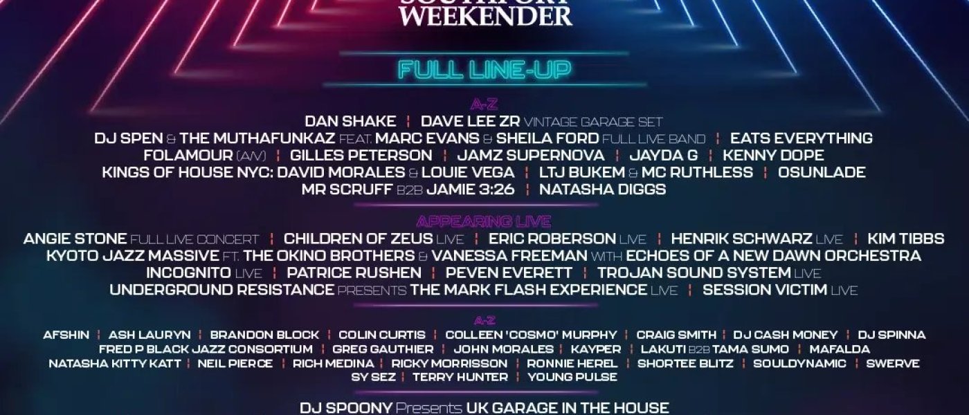 Southport Weekender Festival 2027