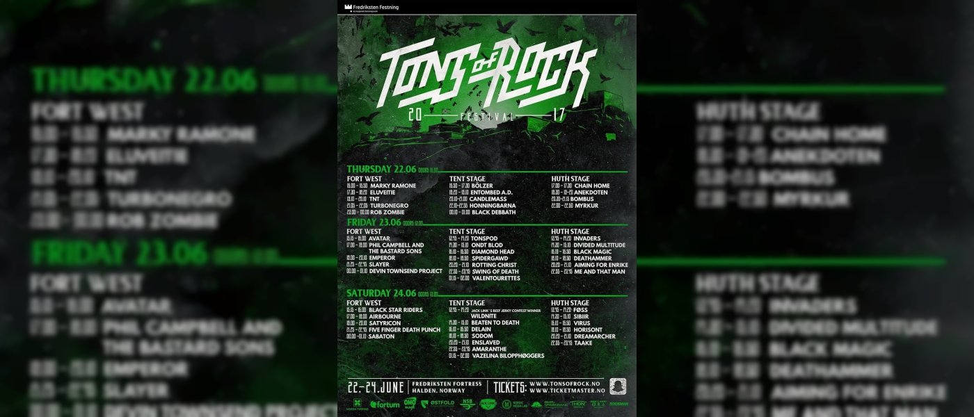 Tons of Rock 2027