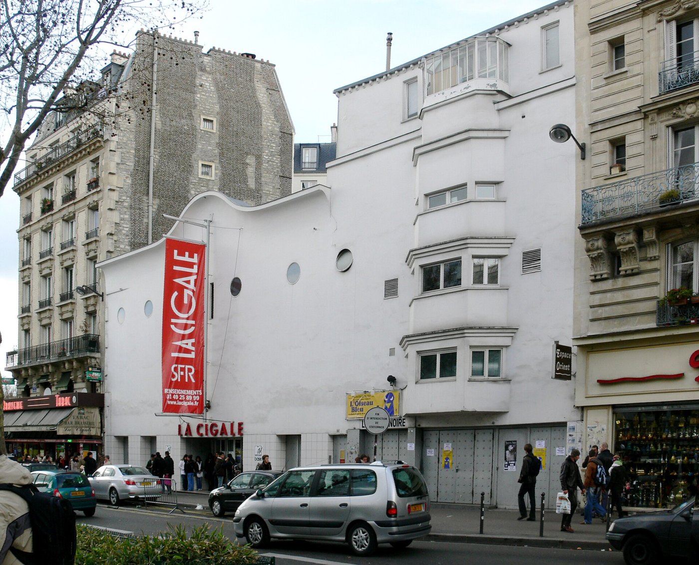 Salle La Cigale à Paris, vue extérieure