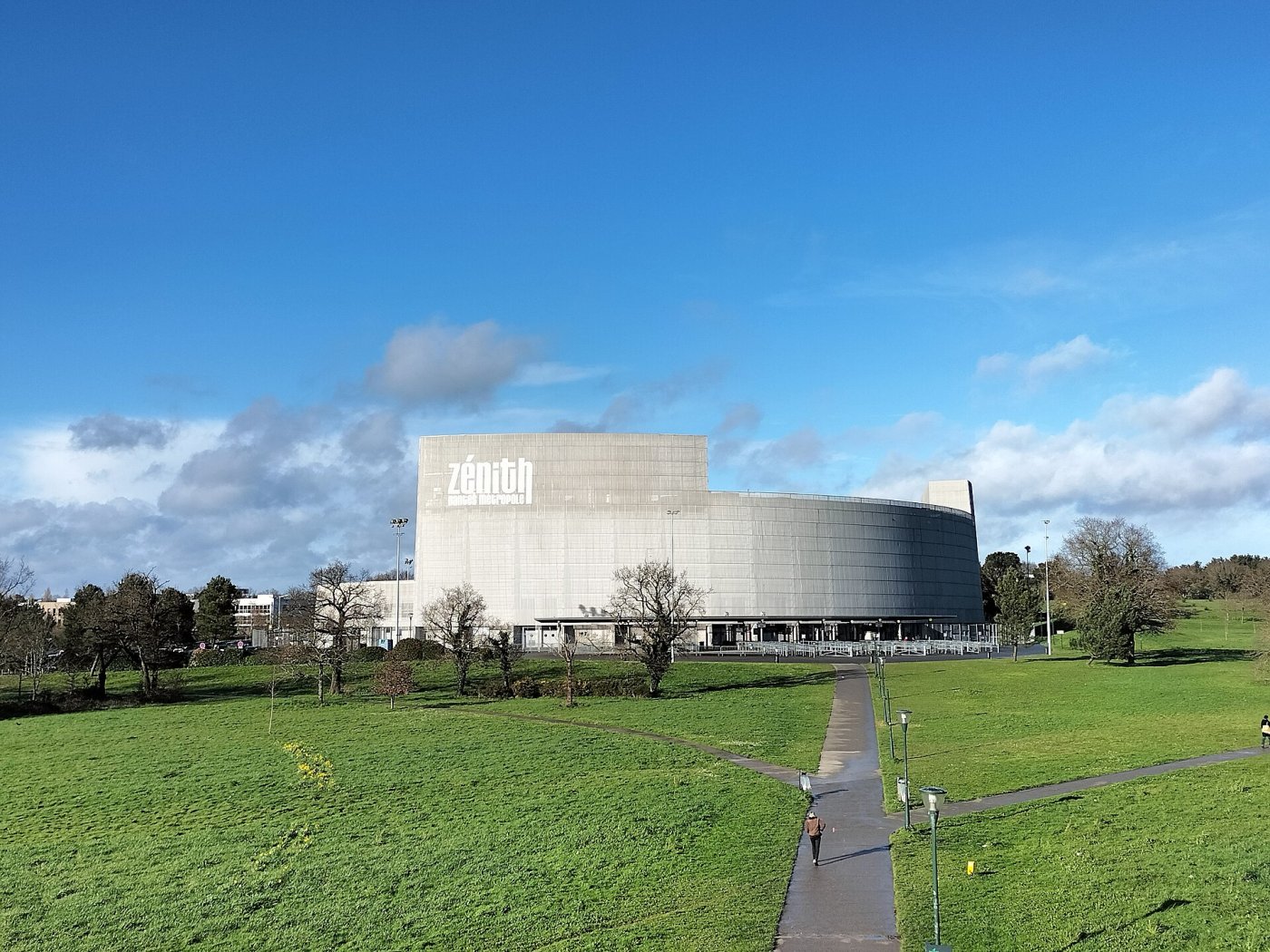 Salle Zénith de Nantes Métropole à Saint-Herblain, vue extérieure